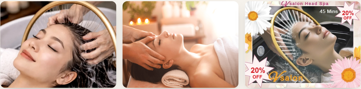 Soothing facial and pressure-point massage
